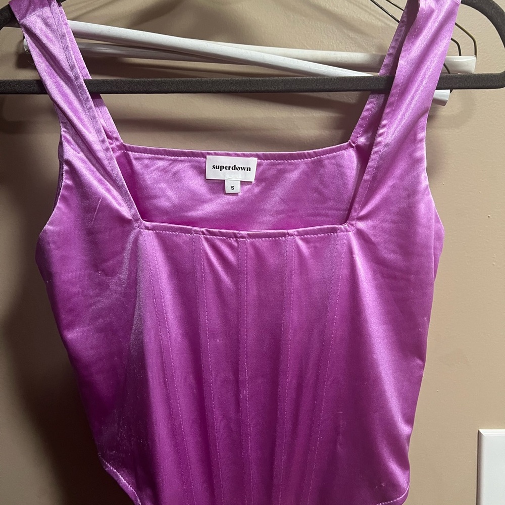 Superdown crop top